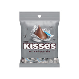 HERSHEY'S Milk Chocolate KISSES Peg Bag, case of 12, made in the USA