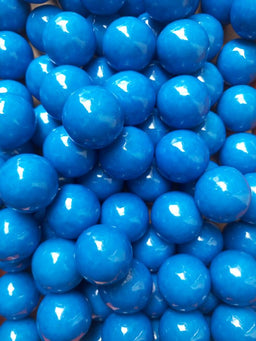Albert's Color Splash 1-inch gumballs, Blue, 2 lb bag, made in China