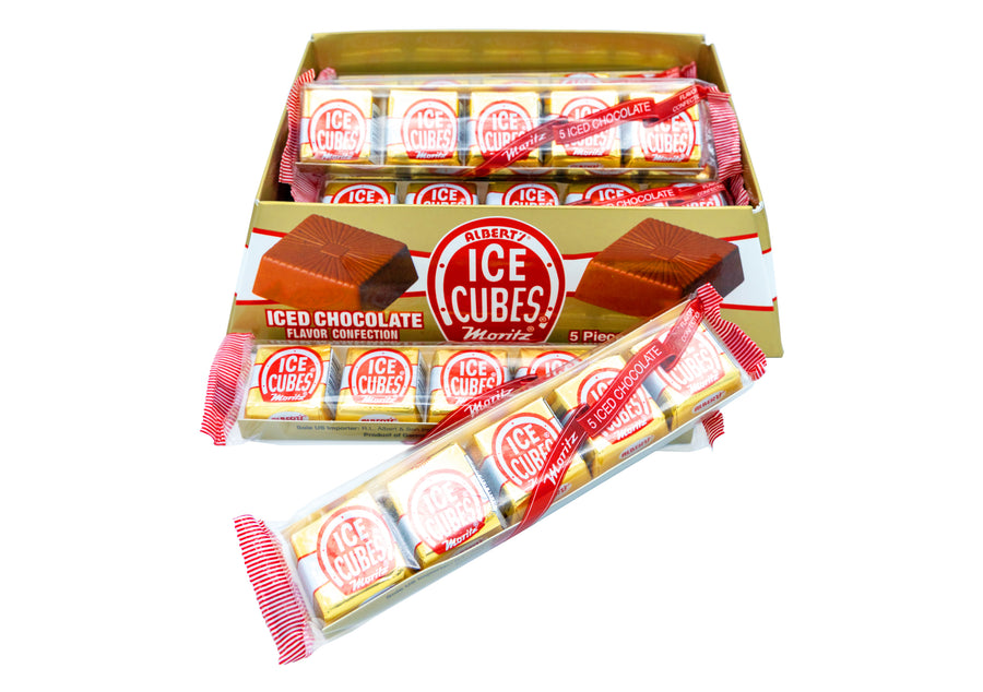 Albert's Ice Cubes 5-pack, 1.96 oz chocolate cubes, made in Germany