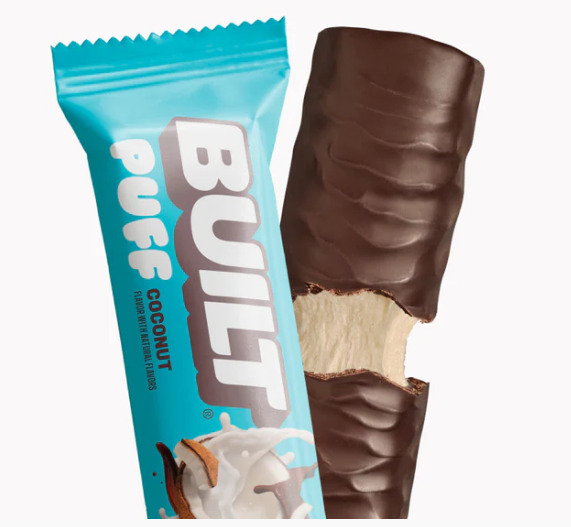 Built Coconut Puff puff bars, 1.41 oz, made in USA