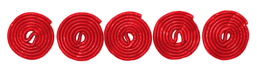Gerrit Bulk Broadway Licorice Wheels Strawberry, 4.4 lb bag, made in Netherlands