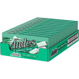 Andes Mint Parfait Tray and Cover Box chocolate mints, 4.67 oz, made in USA