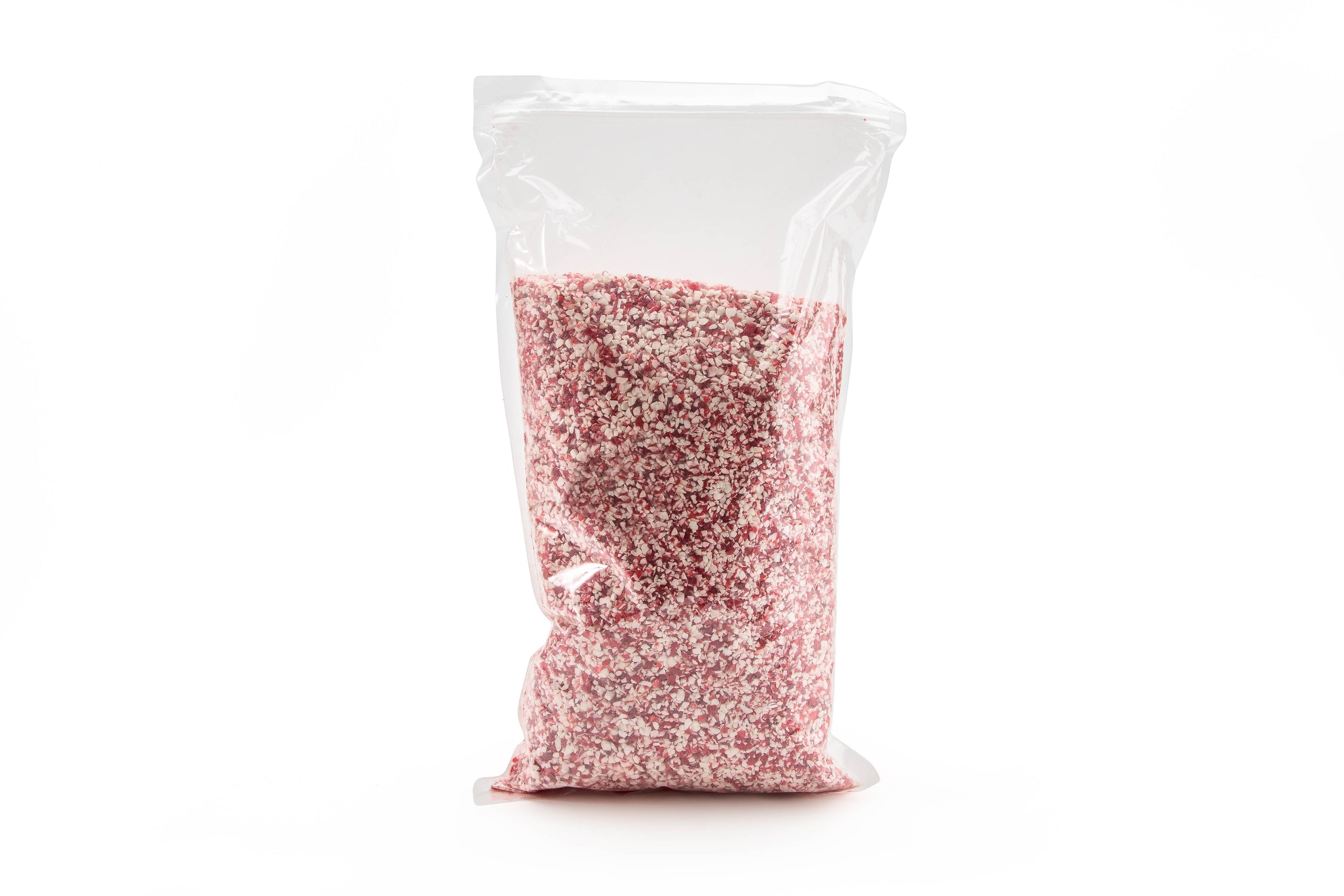 King Leo crushed peppermint bulk candy, 5 lb bag, made in Mexico