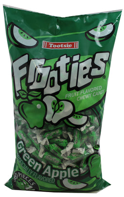 tootsie frooties bag (360 piece) green apple, 38.84 oz, made in the USA