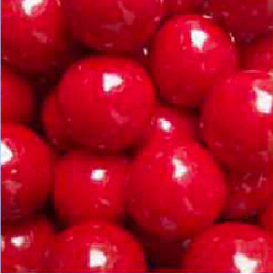 Albert's Color Splash 1-inch gumballs, Red, 2 lb bag, made in China