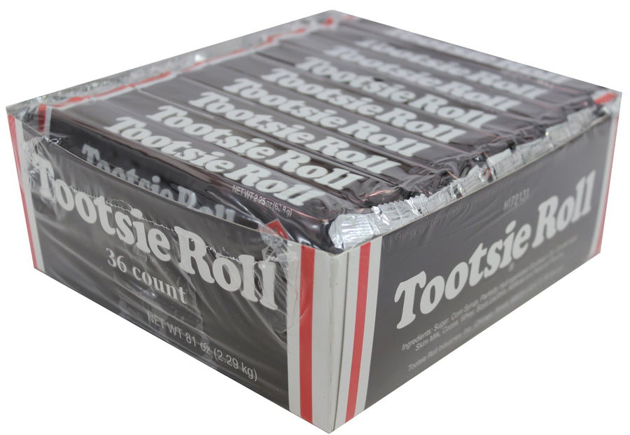 tootsie roll box original, 2.25 oz, made in the USA