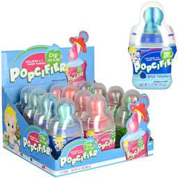 KoKo's Dip-N-Lik Pacifier Pop dip-and-lik novelty candy, 1.13 oz (32 G), made in China