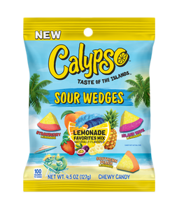 Calypso Sour Wedges Lemonade Favorites, 4.5 oz, made in USA
