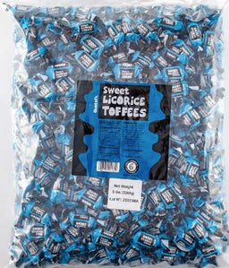 Gustaf's Sweet Licorice Toffees, 5 lb (2.27 kg) bag, made in Netherlands