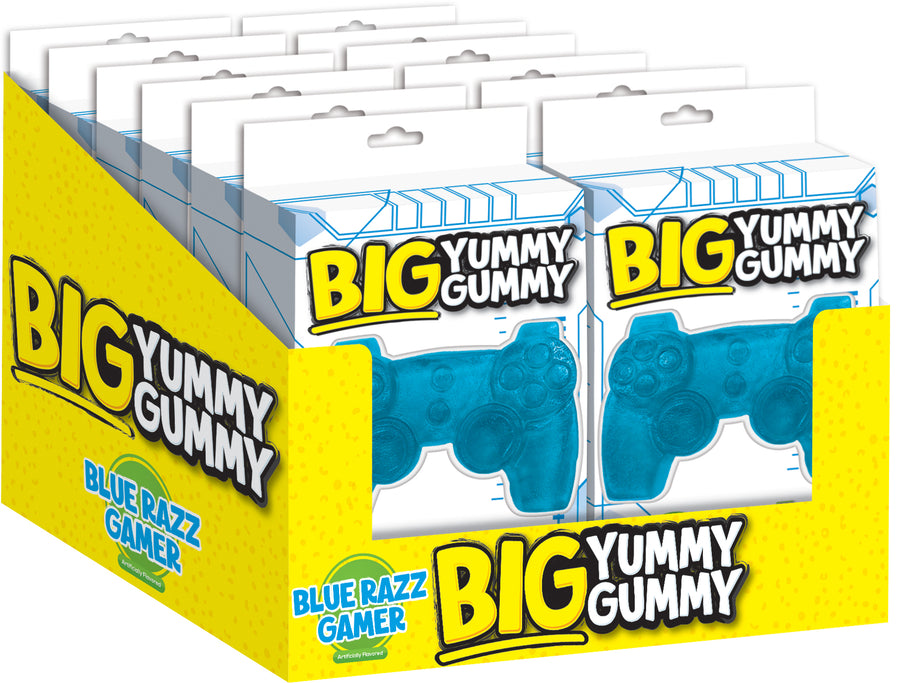 BIG YUMMY GUMMY Blue Razz Gamer, 5.29 oz, made in China