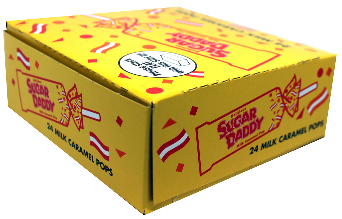 Charms Sugar Daddy caramel pop, 1.7 oz, made in USA