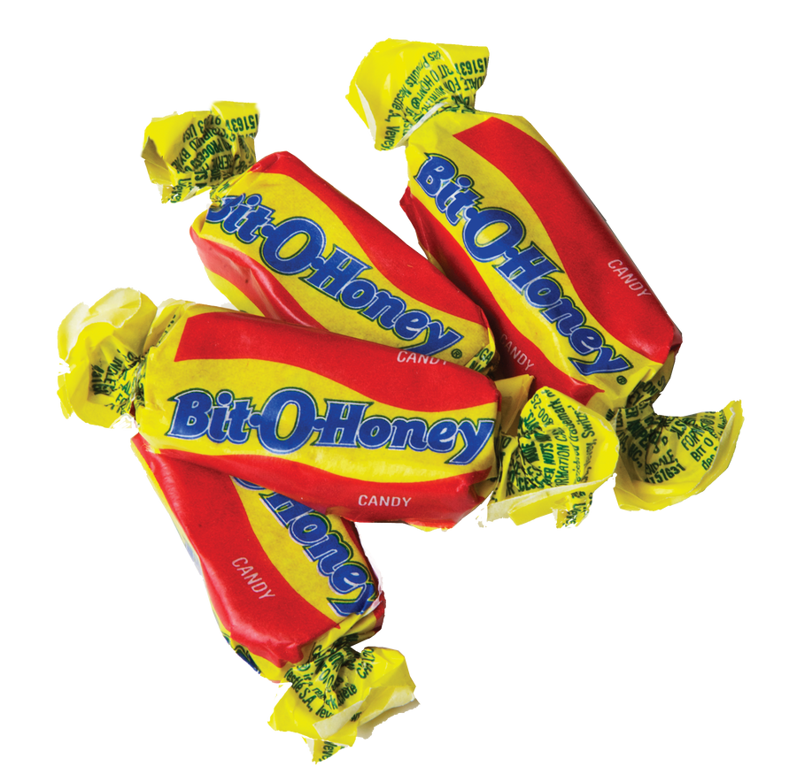 Bit-O-Honey taffy chews bulk, 30 lb, made in USA