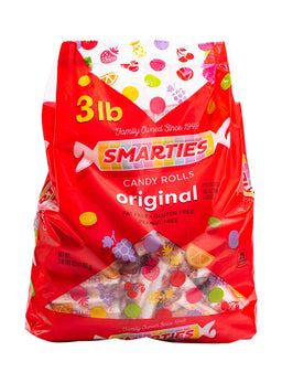 Smarties stand-up bag, 3 lb, made in USA