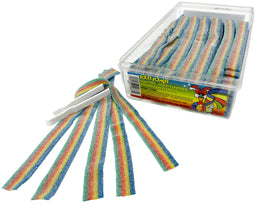 Dorval Sour Power Quattro unwrapped sour belts tub, 2.5 lb, made in Netherlands