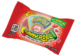 Topps Push Pop Gummy Roll novelty candy, 1.4 oz, made in Taiwan