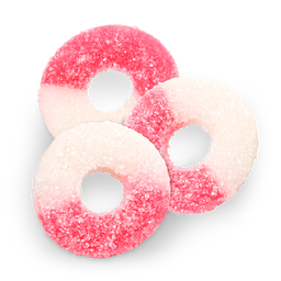 Albanese watermelon gummi rings bulk candy, 4.5 lb bag, USA
