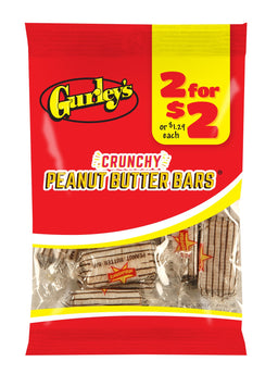 Gurley's Peanut Butter Bars, 1.75 oz (50 g), made in USA