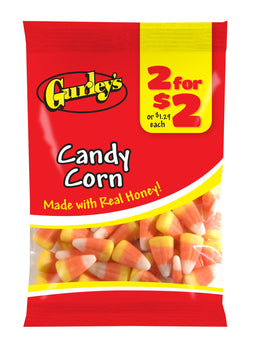 Gurleys Candy Line Candy Corn, case of 12, made in United States