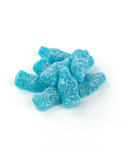 Gustaf's Sour Blue Raspberry Soda Bottles, 2.2 lb (1 kg) bag, made in Netherlands