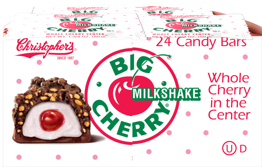 Adams & Brooks Big Cherry Milkshake bar, 1.75 oz standard size, USA