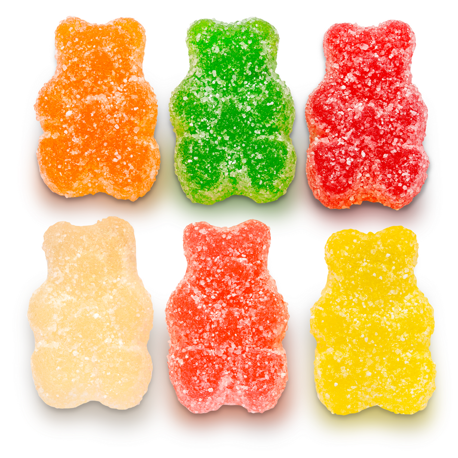 Albanese Wild Thing sour gummi bears bulk candy, 4.5 lb bag, USA