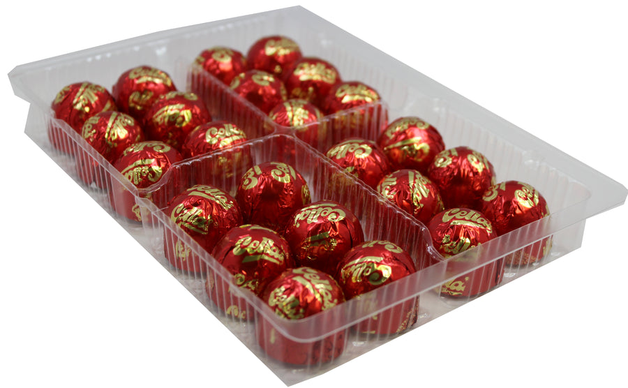 cellas box (72 piece) foil wrapped dark chocolate, made in the USA