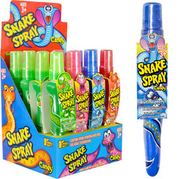 Koko's Snake Spray Display spray candy, 1.22 oz (35 G), made in China