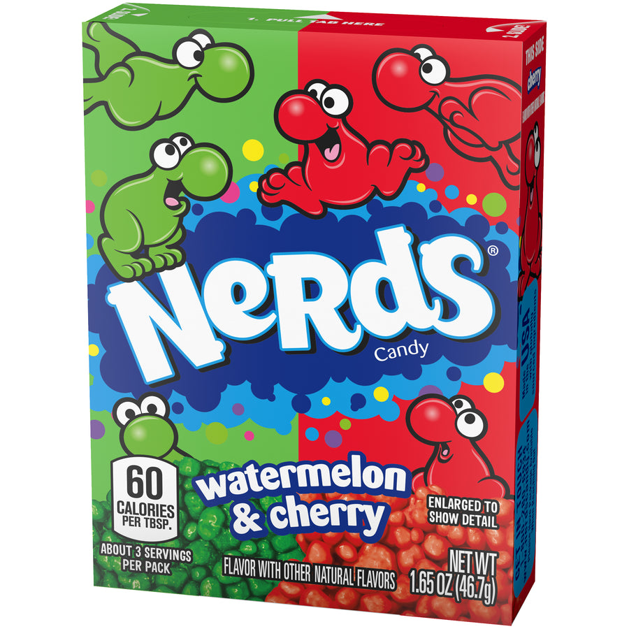 Nerds Watermelon/Cherry, 1.65 oz (47 g), made in the USA