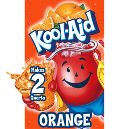Kool-Aid Unsweetened Orange, 0.15 oz (4 g), made in the USA