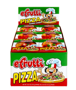 efrutti Gummi Pizza, 0.55 oz (16 g), made in China