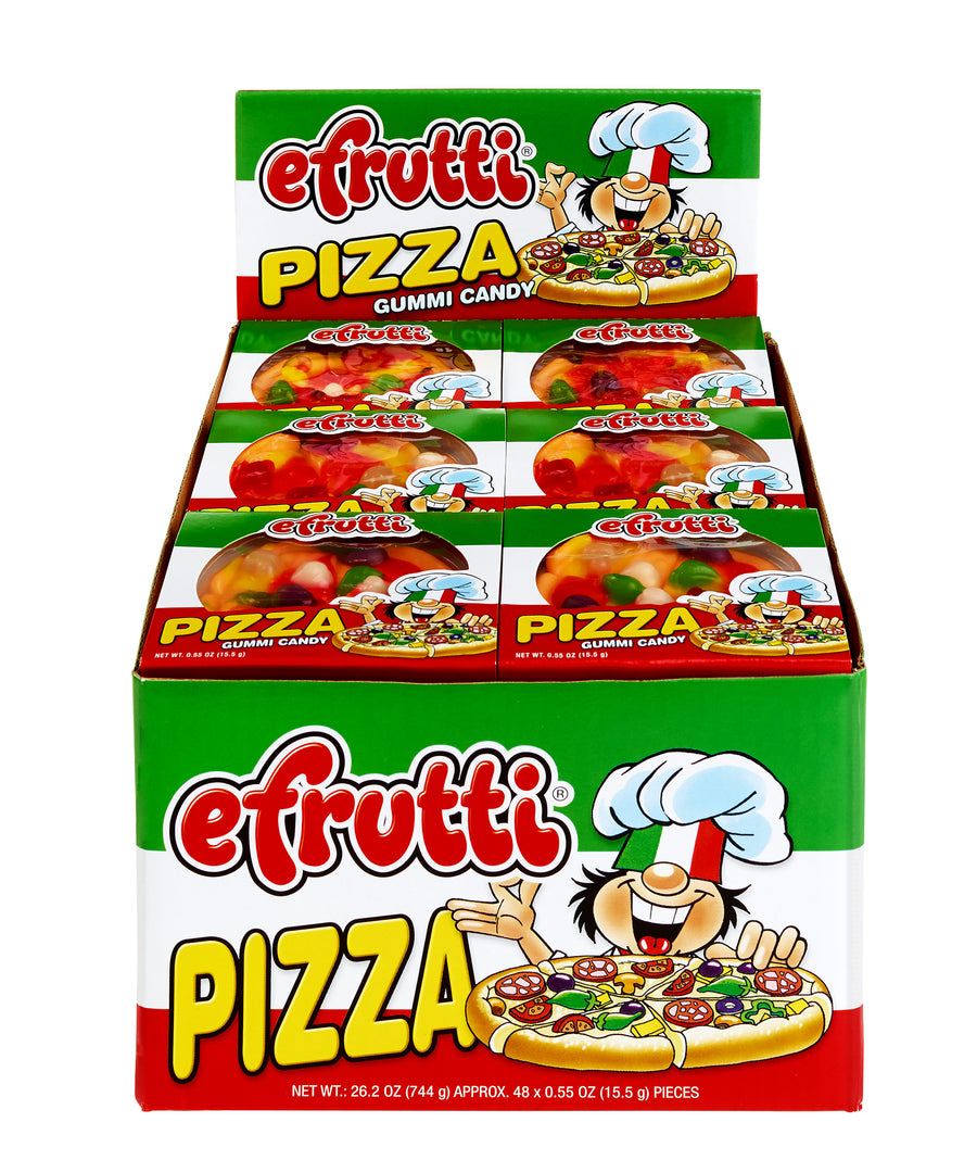 efrutti Gummi Pizza, 0.55 oz (16 g), made in China
