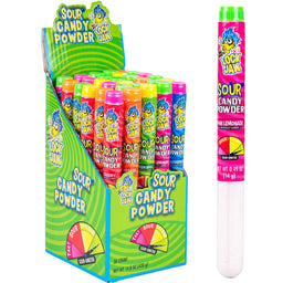 Koko's Lock Jaw Sour Tubes Powder Candy, .49 oz (14 G), made in China