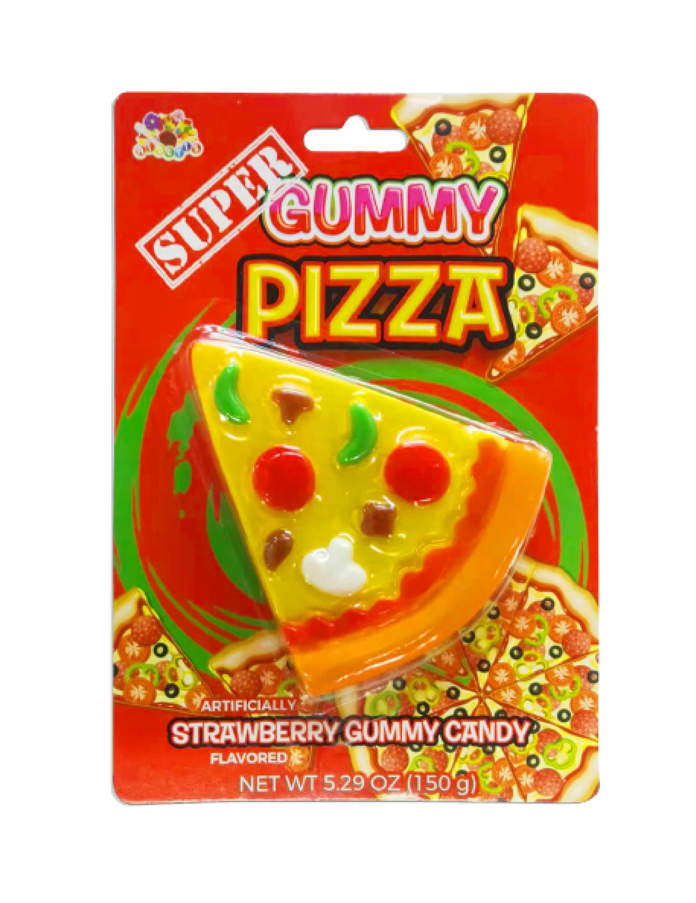 Albert's Super Gummy Pizza, 5.29 oz novelty gummy, made in China