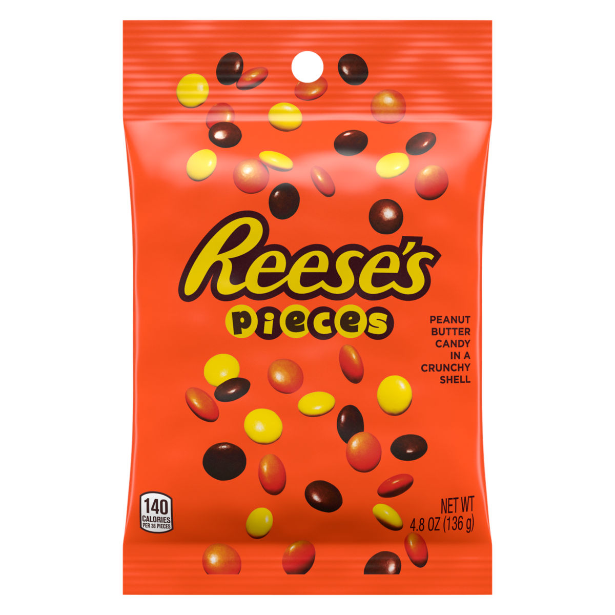 Reese's Pieces Peg Bag, 4.8 oz (136 g), made in USA