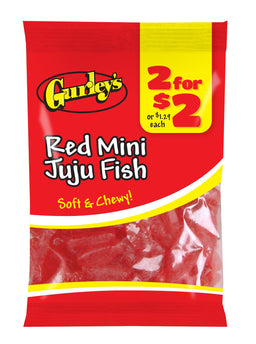 Gurley's Red Mini Juju Fish, 2.25 oz (64 g), made in USA