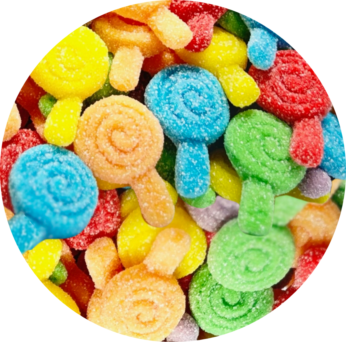 Adams & Brooks sour gummies bulk candy, solid colours, 4.4 lb bag, Mexico
