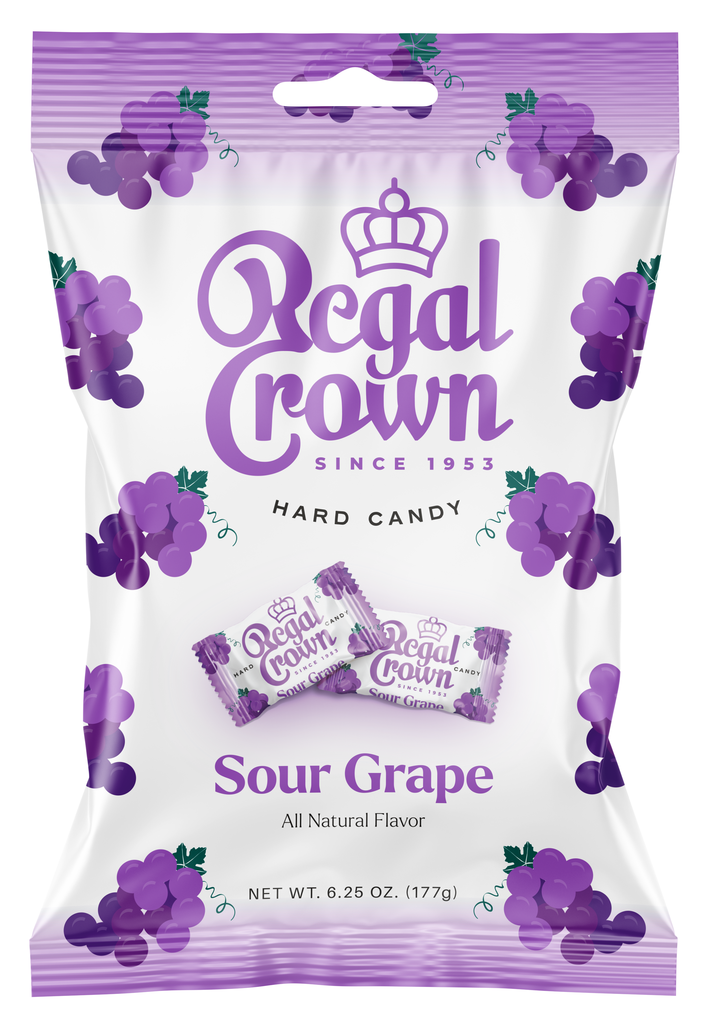 Regal Crown Sour Grape, 6.25 oz (177 g), made in UK