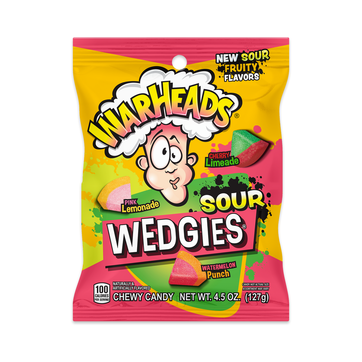 Warheads Wedgies, 4.5 oz (128 g), made in USA