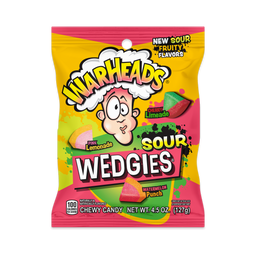 Warheads Wedgies, 4.5 oz (128 g), made in USA