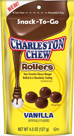 charleston chew rollers, 4.5 oz, made in the USA