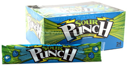 Sour Punch Blue Raspberry Tray, 2.00 oz (57 G), made in USA