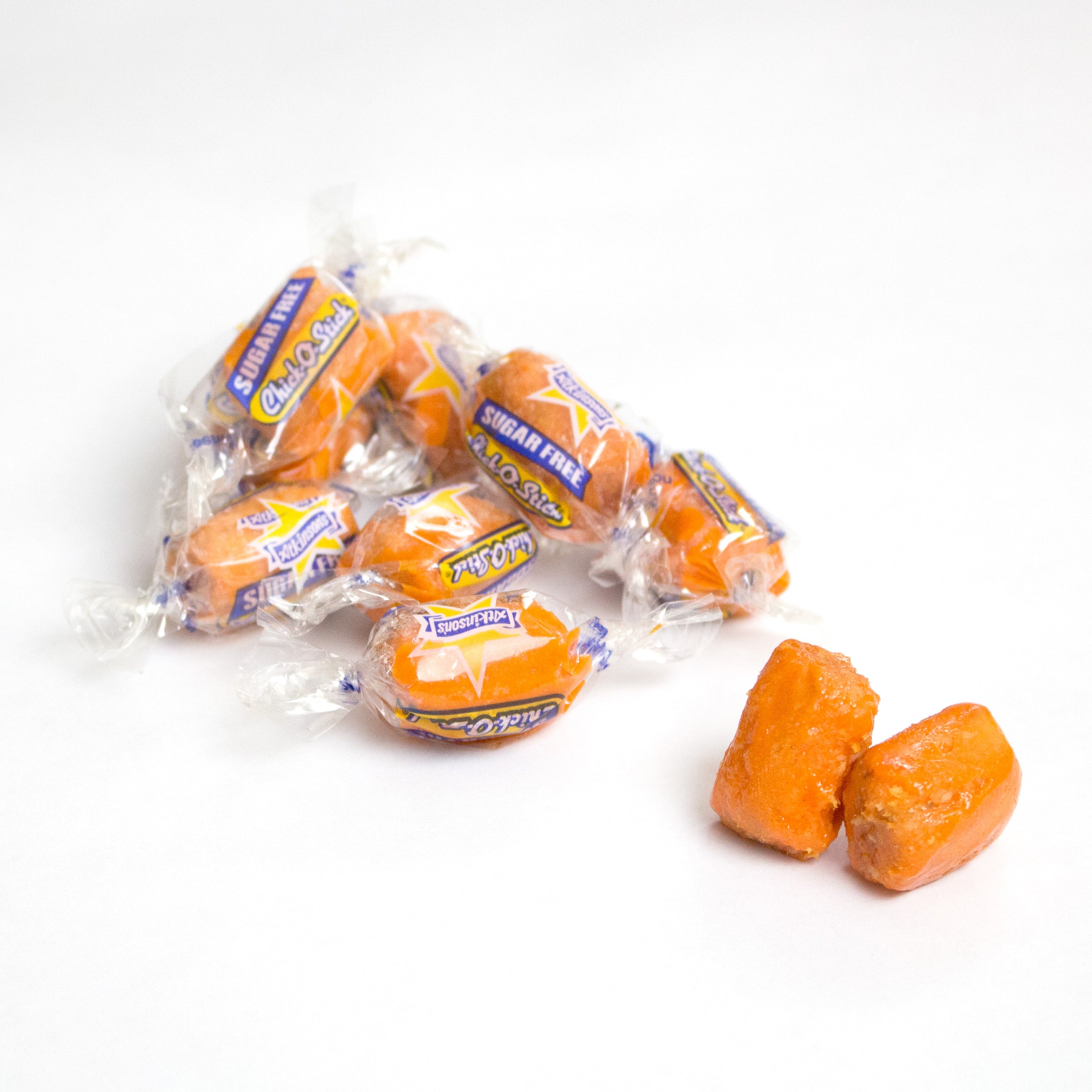 Atkinson Bulk Nitrogen Flushed Sugar Free Bags Twist Wrap Chick-O-Stick Bite Size, 3lb (1.36 KG), made in USA