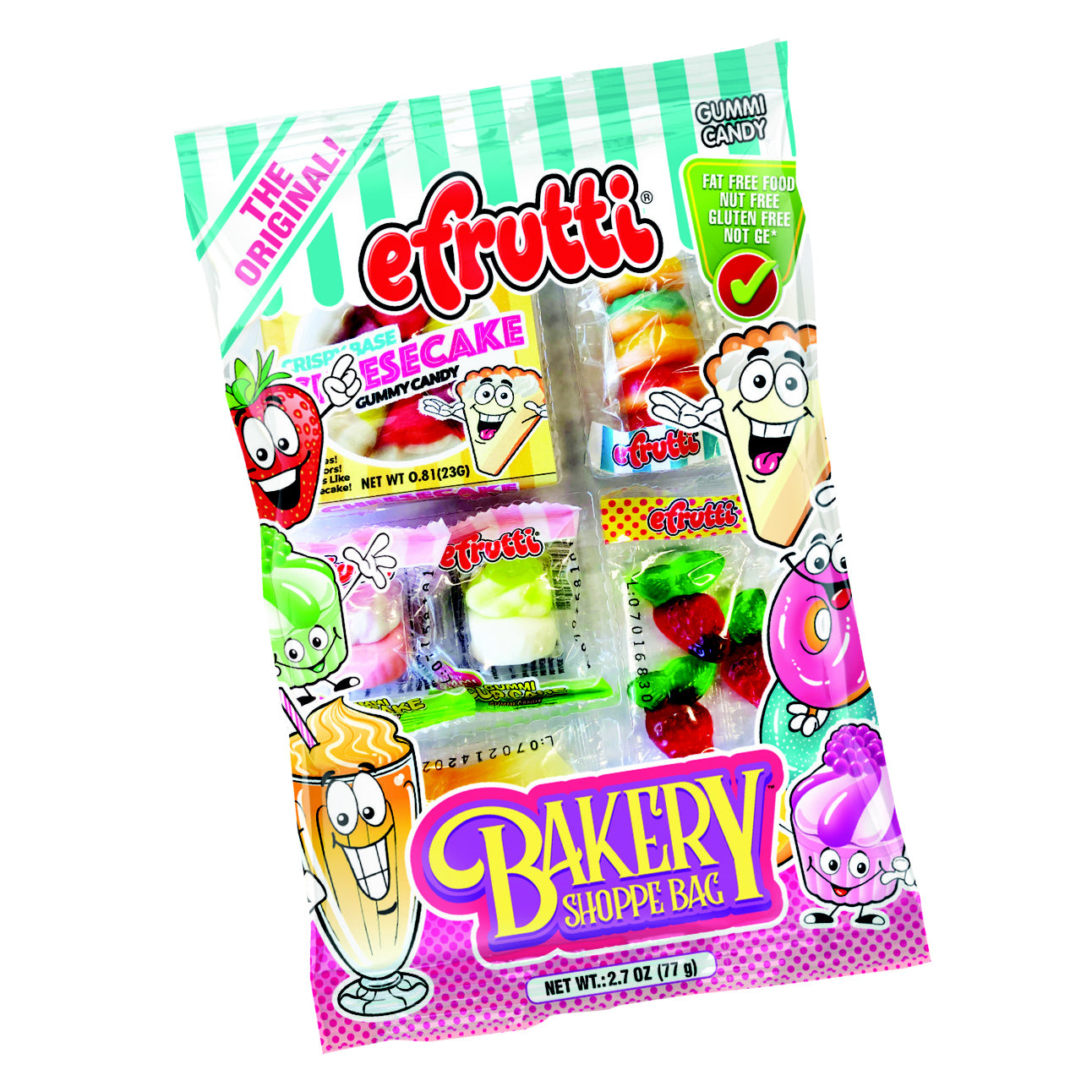efrutti Gummi Theme Bakery Shoppe, 2.70 oz (77 g), made in China