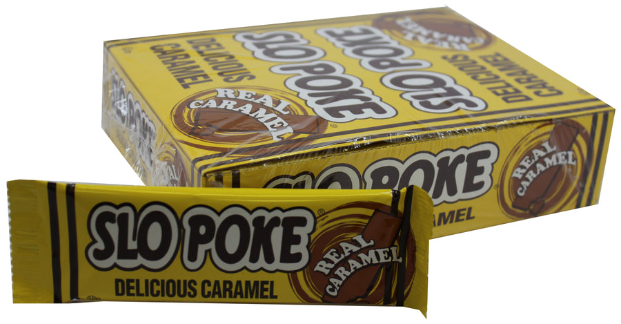 Atkinson Slo Poke Bar caramel candy, 1.5 oz, made in USA