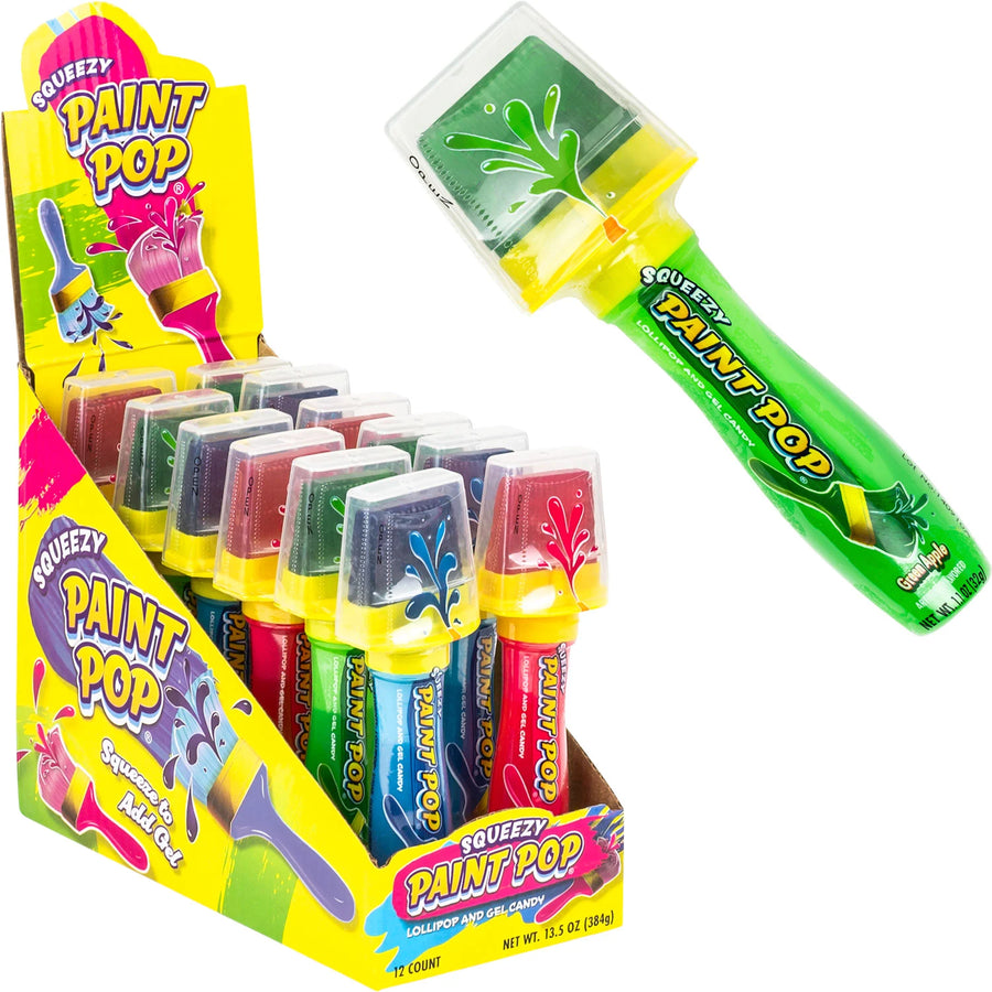 Koko's Squeezy Paint Pop squeeze candy, 1.12 oz (32 G), made in China