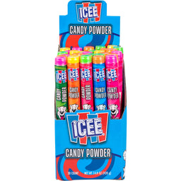 Koko's Icee Sour Tubes Powder Candy, .49 oz (14 G), made in China