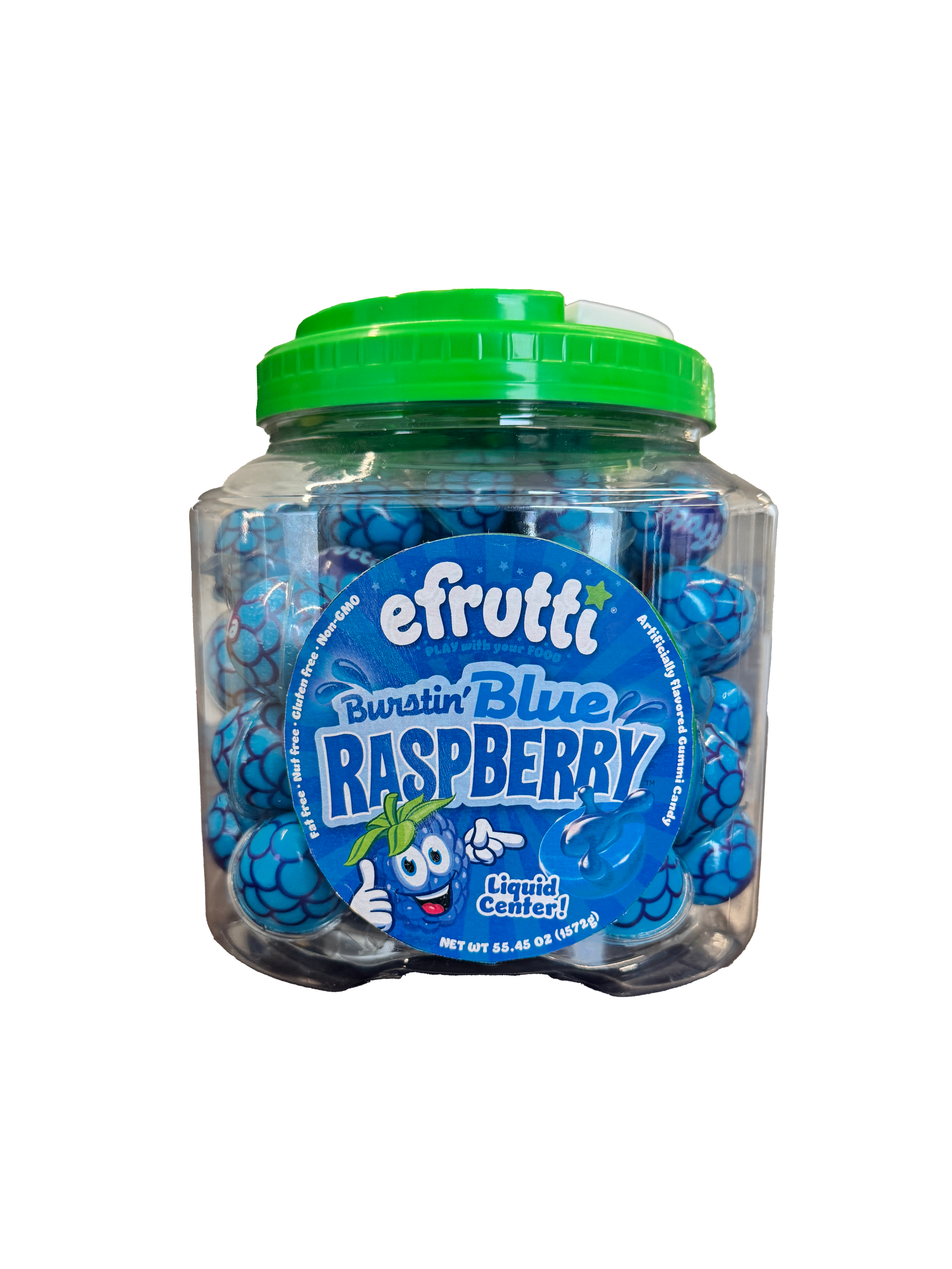 efrutti Burstin Blue Raspberry, 0.66 oz (19 g), made in Spain