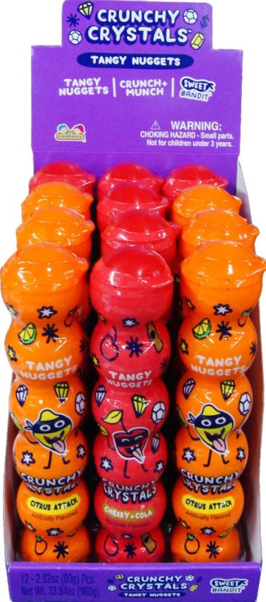 Kidsmania Crunchy Crystals novelty candy, 2.82 oz (80 G), made in China