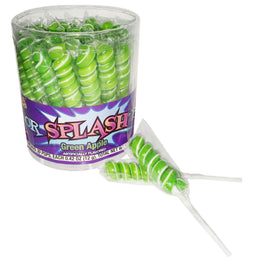 Albert's Color Splash Pops Kiwi Green Apple, 30-count 12.69 oz tub, China
