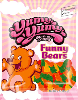 Kervan Yumy Yumy gummy bears peg bag, 4.00oz (113 G), made in Turkey